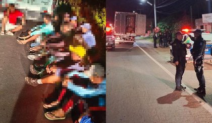 Polícia intercepta carga de cigarros contrabandeados no Piauí; 15 são presos. (Foto: Divulgação/Polícia Militar) Polícia intercepta carga de cigarros contrabandeados no Piauí; 15 são presos. (Foto: Divulgação/Polícia Militar)