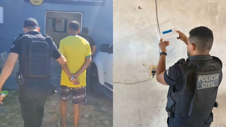 Polícia prende suspeito de gerenciar perfil de organização criminosa no Piauí.