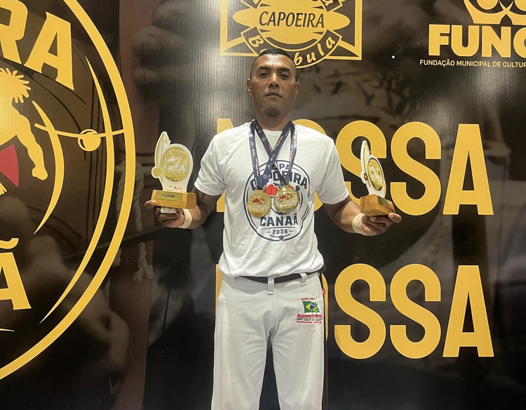 Capoeirista piauiense conquista dois títulos em competição nacional realizada no Pará.