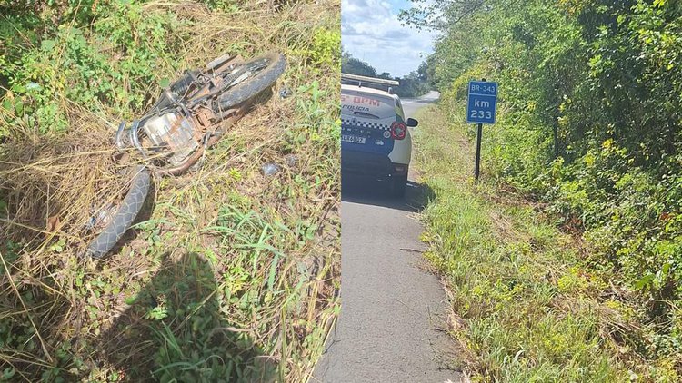 Corpo em estado de decomposição é encontrado na BR 343, no Piauí