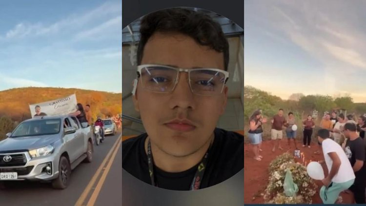 Familiares de estudante de direito morto em acidente fazem carreata por justiça no Sul do Piauí