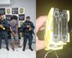 Homem agride esposa, tenta resistir à prisão e é contido com taser. (Foto: Divulgação/Polícia Militar