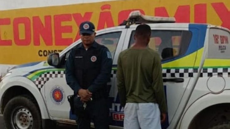 Homem é preso por ameaçar criança com facão e agredir mãe no Piauí.