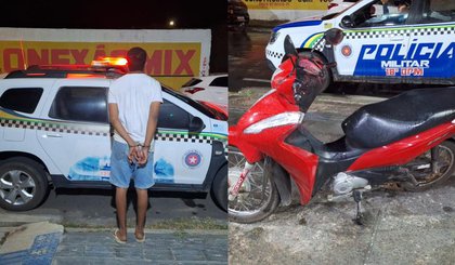 Homem viola medida protetiva e rouba moto da própria mãe no PI
