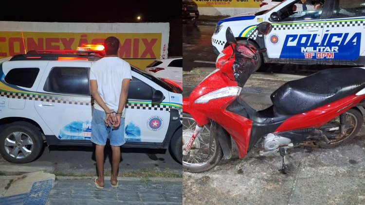 Homem viola medida protetiva e rouba moto da própria mãe no PI.