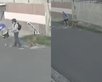 Idoso e cachorro são atacados com socos e chutes por motociclista durante passeio em Teresina; veja vídeo (Foto: Reprodução