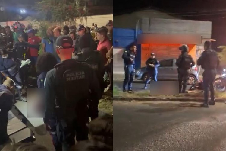 Perseguição termina com motociclista baleado em Teresina.