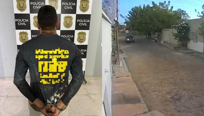 Polícia prende suspeito de tentar sequestrar adolescentes em Campo Maior. (Foto: Divulgação/SSP-PI