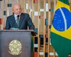 Presidente da República, Luiz Inácio Lula da Silva, durante declaração conjunta à imprensa, no Palácio do Planalto (Foto: Ricardo Stuckert/PR
