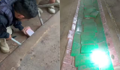PRF intercepta carga com 400 kg de cocaína em Oeiras PRF intercepta carga com 400 kg de cocaína em Oeiras