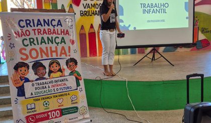 UFPI leva projeto contra trabalho infantil para escola de Teresina UFPI leva projeto contra trabalho infantil para escola de Teresina
