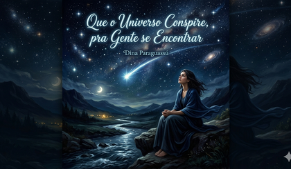 Que o Universo Conspire, Pra Gente se Encontrar. Que o Universo Conspire, Pra Gente se Encontrar.