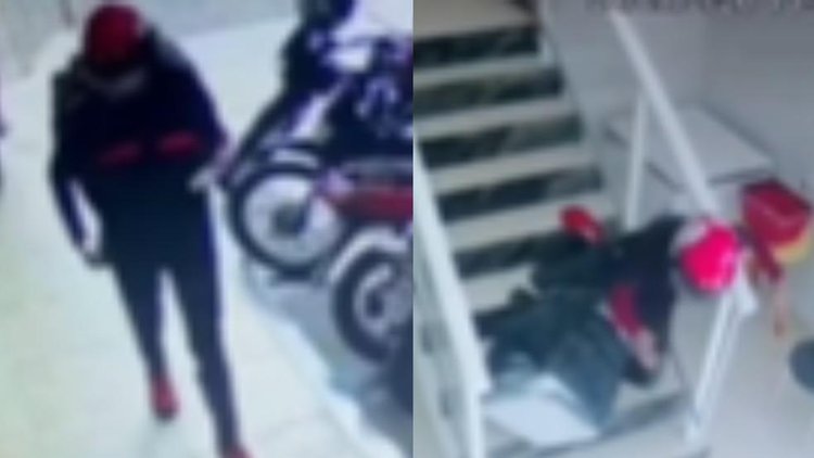 Assaltante disfarçado de entregador ataca loja de celulares no Piauí.