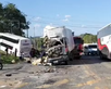 Colisão entre três veículos deixa feridos em Água Branca. (Foto: Reprodução