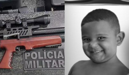 Menino de 3 anos atingido por tiro acidental não resiste ao ferimento Menino de 3 anos atingido por tiro acidental não resiste ao ferimento
