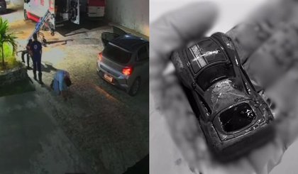 Criança de 3 anos é salva após se engasgar com brinquedo Criança de 3 anos é salva após se engasgar com brinquedo