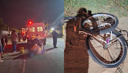 Homem é atropelado duas vezes seguidas em Luís Correia. (Foto: Reprodução
