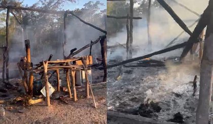 Homem é preso após incendiar casa do cunhado no Piauí Homem é preso após incendiar casa do cunhado no Piauí