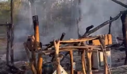 Homem é preso após incendiar casa do cunhado no Piauí Homem é preso após incendiar casa do cunhado no Piauí