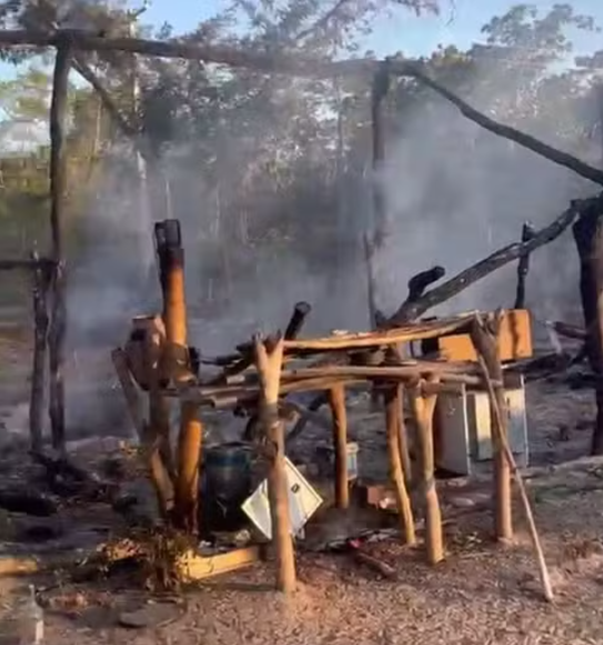 Homem é preso após incendiar casa do cunhado no Piauí.