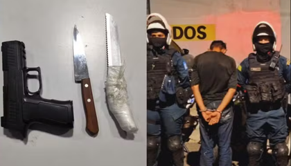 Homem é preso suspeito de roubar casa no Centro de Teresina; agrediu policiais (Foto: Divulgação/Polícia Militar