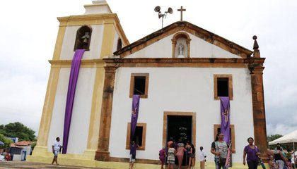 Igreja do Rosário em Oeiras - Foto de 2018 (Foto: Andrê Nascimento / G1