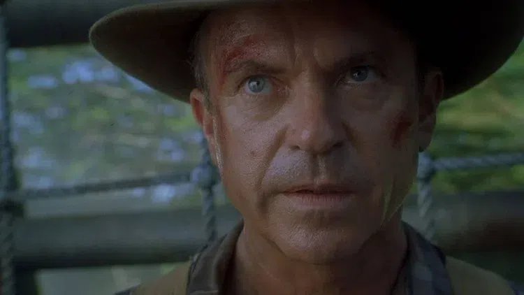Sam Neill: ator interpretou Alan Grant em 'Jurassic Park' (Reprodução/Universal Studios)