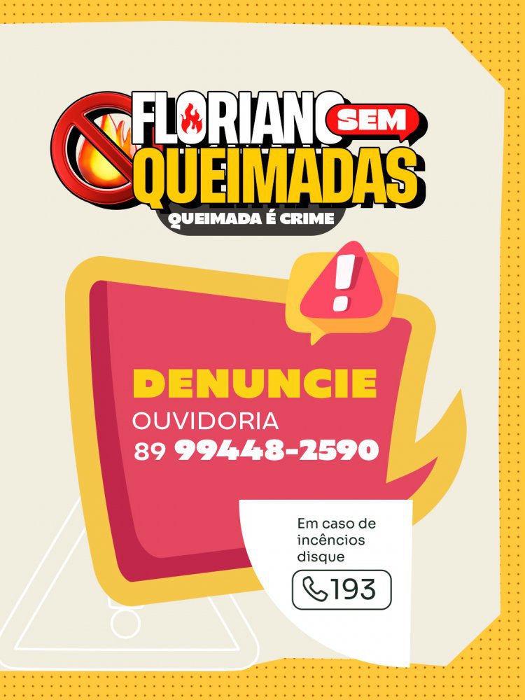 Secretaria de Meio Ambiente de Floriano intensifica ações contra queimadas e reforça projetos de sustentabilidade.