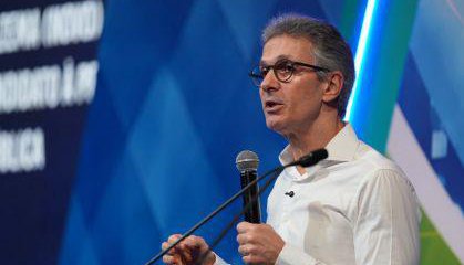 Zema diz confiar nas urnas, mas sugere comprovante de voto impresso. (Foto: Gabriel Pinheiro/CNI